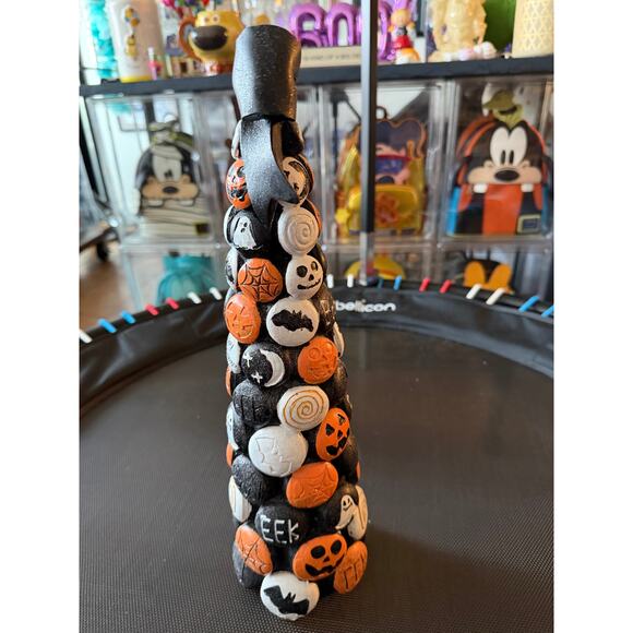 Home Goods Ceramic Macaroon Halloween Tree EUC - Picture 4 of 5